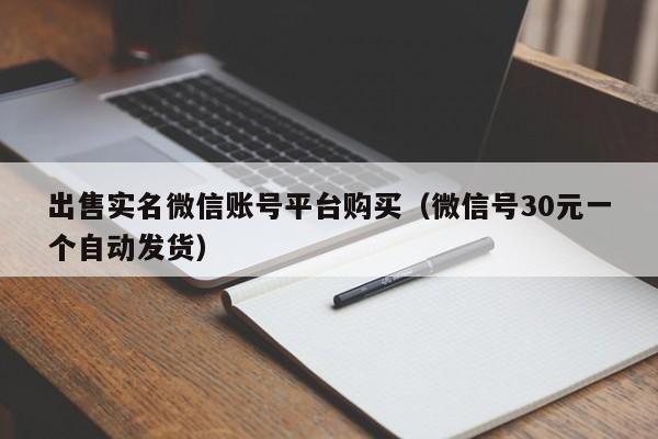 出售实名微信账号平台购买（微信号30元一个自动发货）